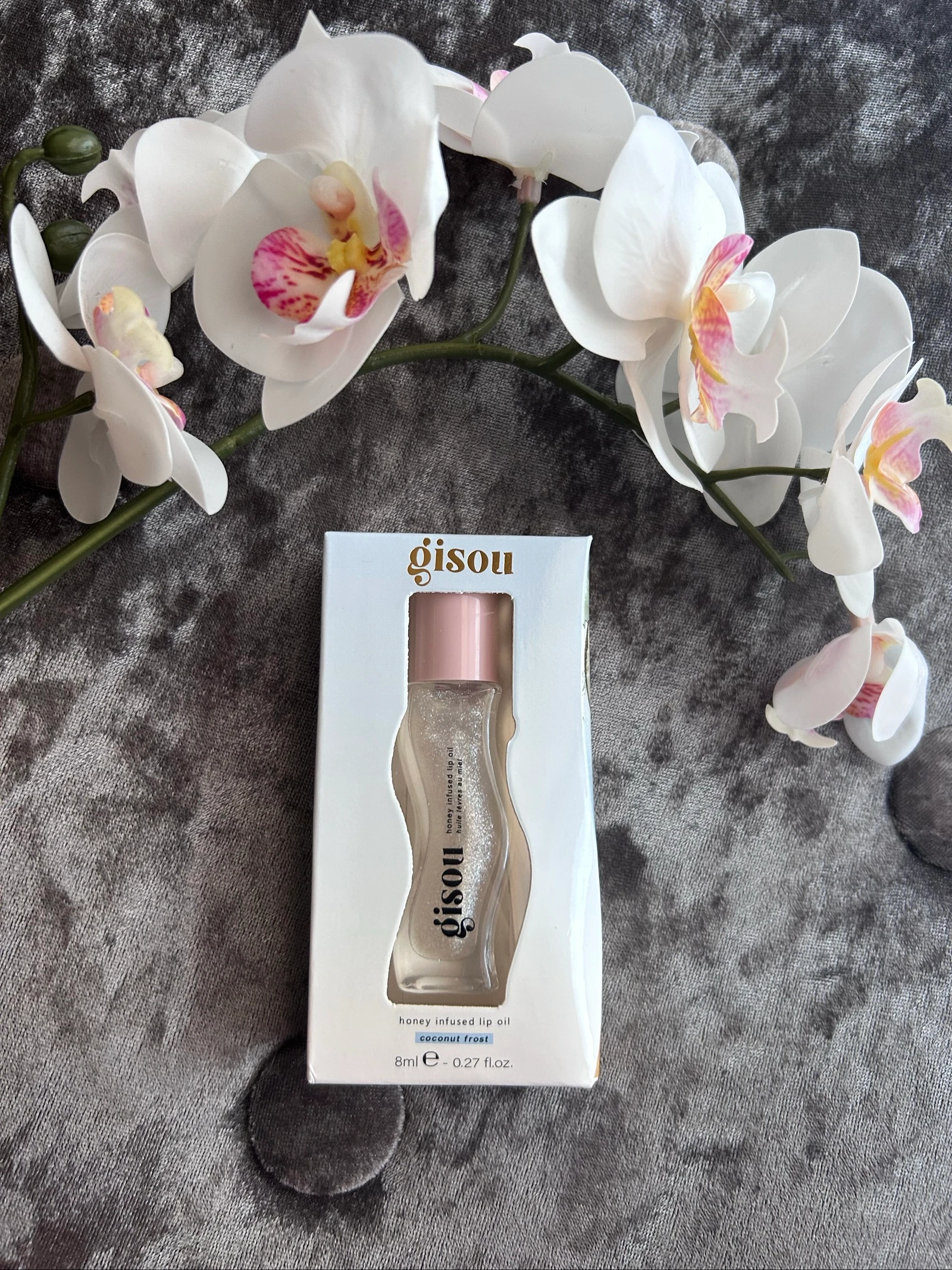 Gisou Honey Infused Lip Oil Coconot Frost